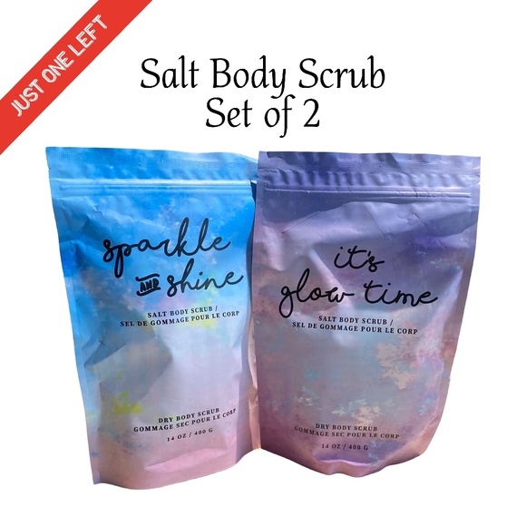 Other - Dry Salt Body Scrub Set of 2